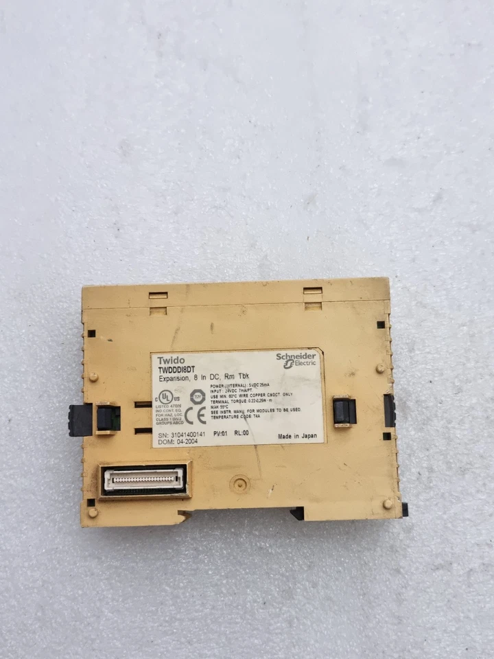 SCHNEIDER ELECTRIC TWDDDI8DT TWIDO DC IN PLC MODULE TWDDDI8DT